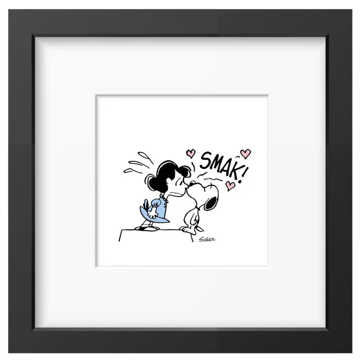 Peanuts Smak! Framed Print Handmade