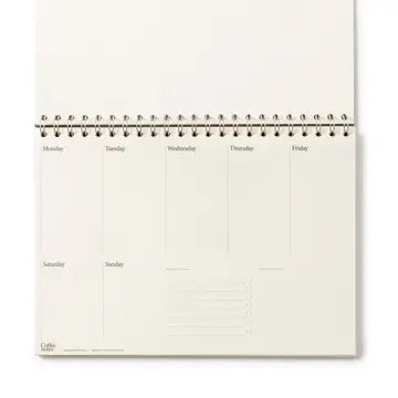 Coffee Notes - Cherry Weekly Planner