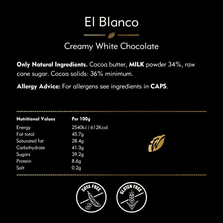 Willie's Cacao El Blanco Creamy White Chocolate 50g