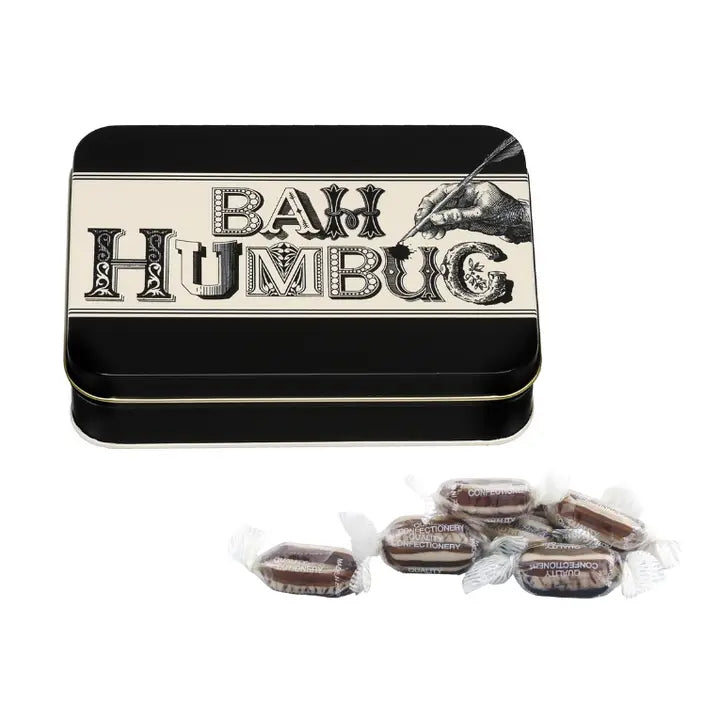 Bah Humbug Rectangular Tin