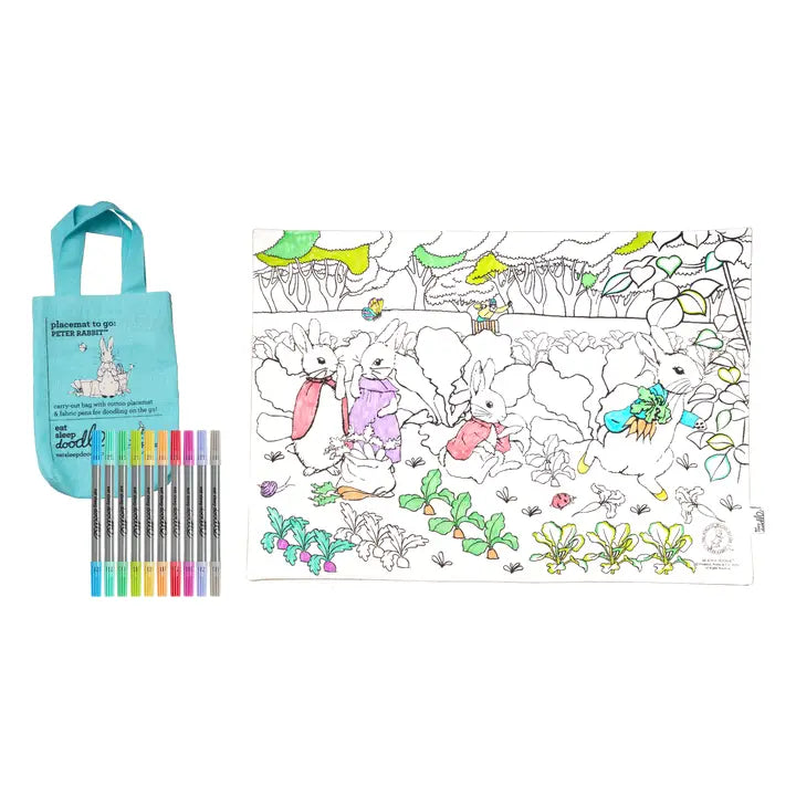 Peter Rabbit™ Placemat To Go - Colouring Craft Kit