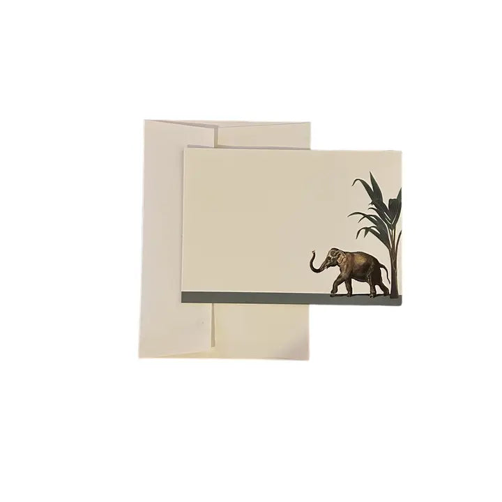 Darwin's Menagerie "Hasty Elephant" Notecard Set
