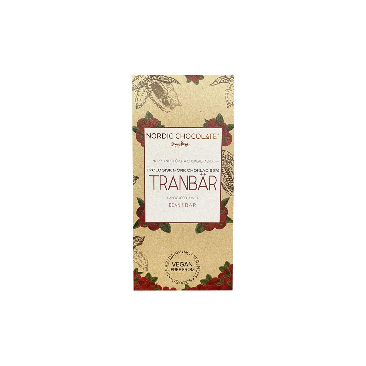 Nordic Chocolate Cranberry 65% 90g