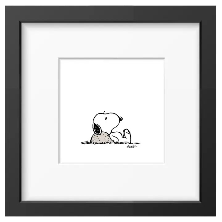 Peanuts Nope Framed Print Handmade