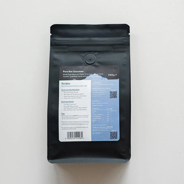 Darkroom 70% Mexico Lavado Hot Chocolate Flakes 200g