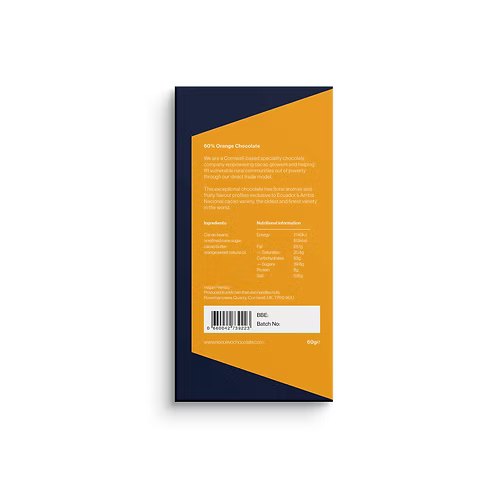 Rio Nuevo 60% Orange Chocolate Bar 60g