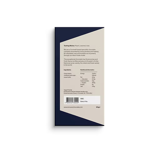 Rio Nuevo 60% Chocolate Bar 60g