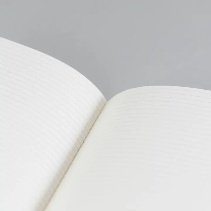 Vent Notebook A5 Recycled Leather Lined Paper - Pink