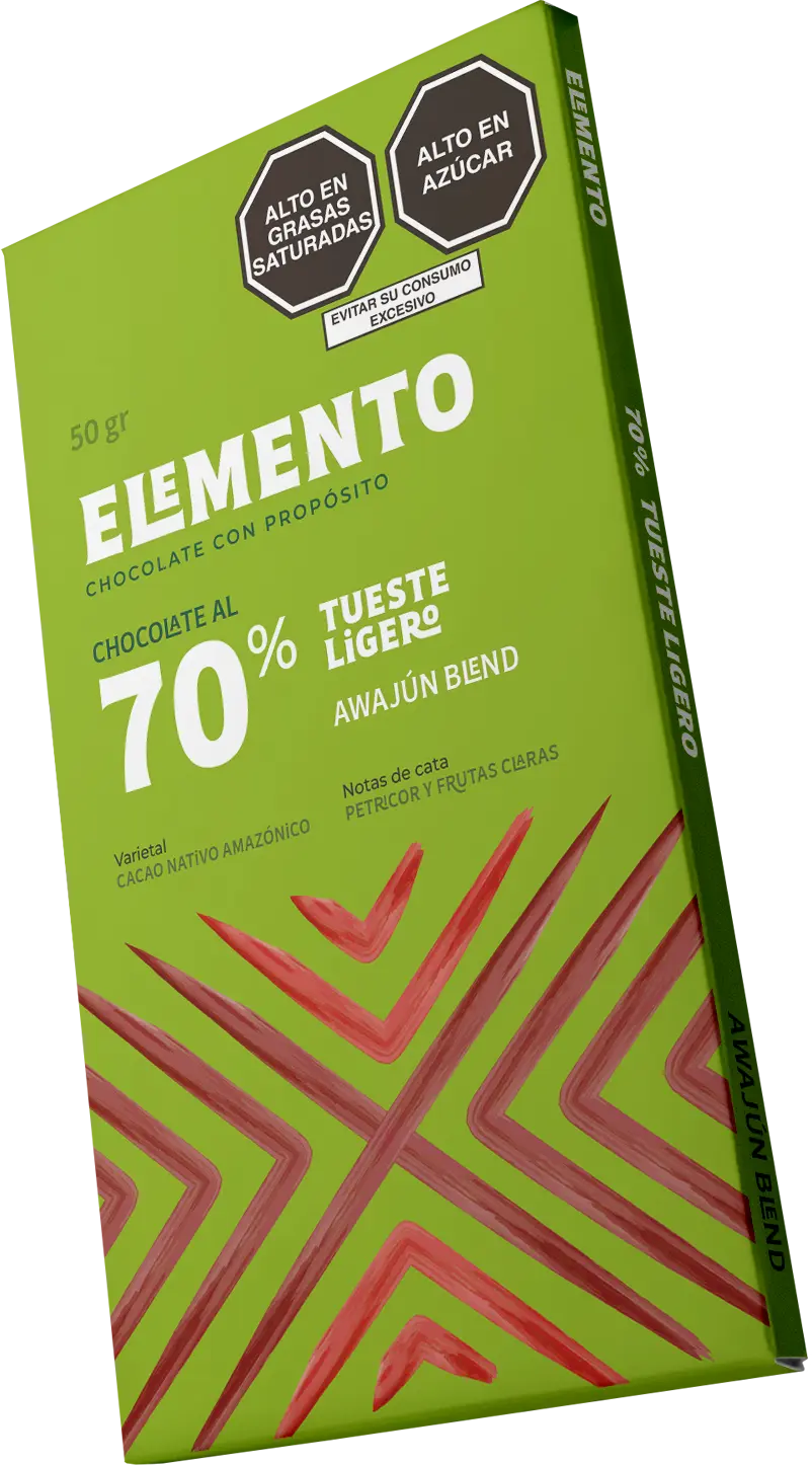 Elemento Amazonas - Awajún 70% Light Roast 50g