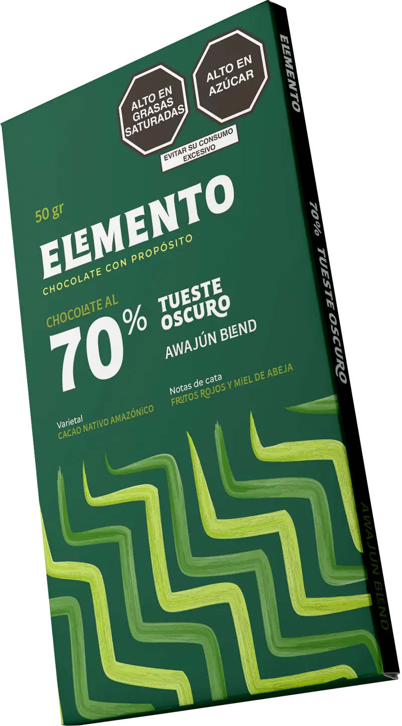 Elemento Amazonas - Awajún 70% Dark Roast 50g