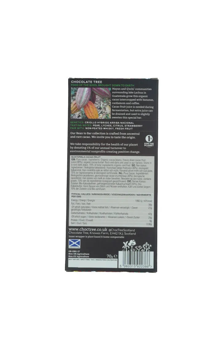 Chocolate Tree Cacao Fruit 100% 70g
