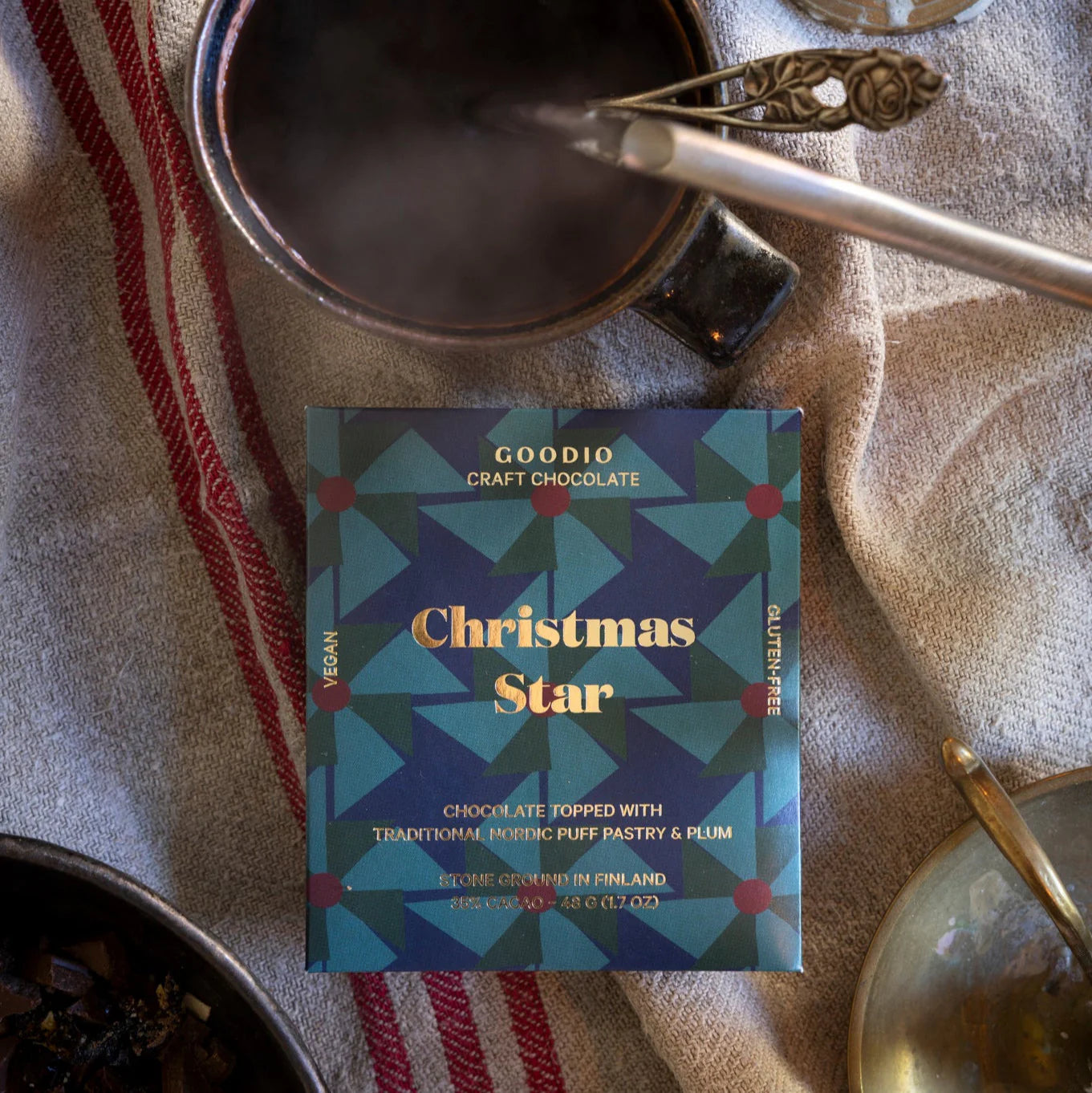 Goodio 35% Christmas Star Chocolate 48g