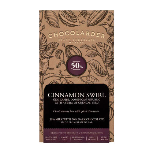 Chocolarder Cinnamon Swirl 50% 70g