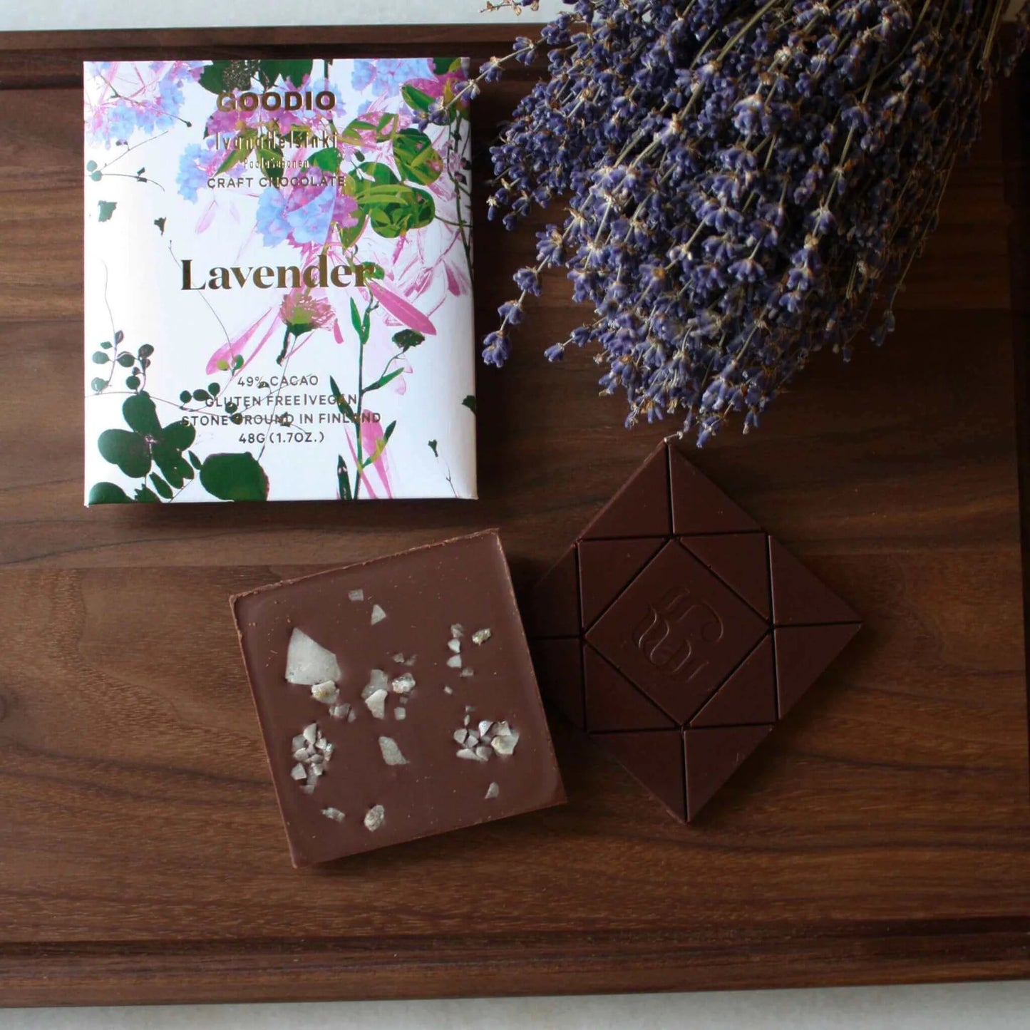 Goodio 49% Lavender Chocolate 48g
