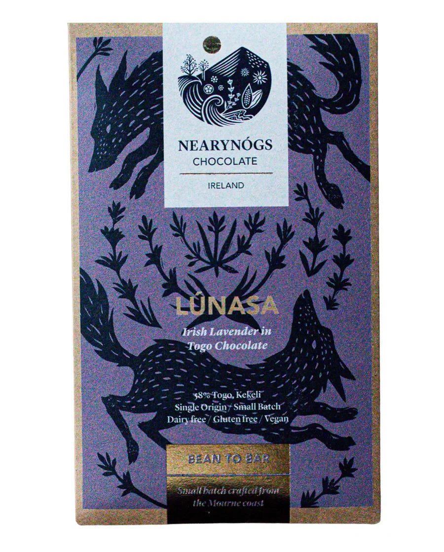 Neary Nogs Lúnasa Lavender Chocolate Bar 60g