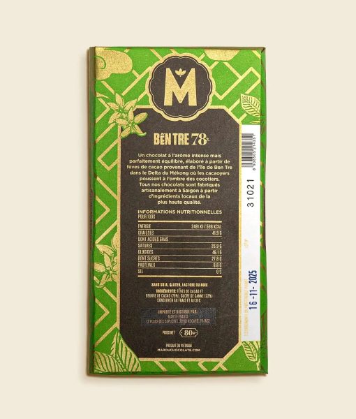 Marou Ben Tre, Vietnam 78% Dark 80g