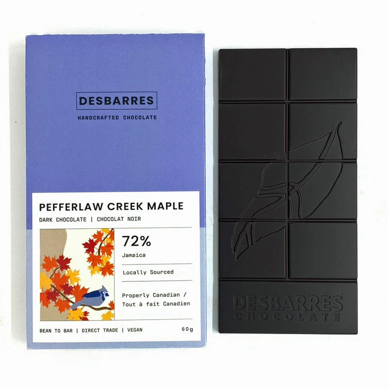 DesBarres 72% Jamaica Pefferlaw Creek Maple 60g