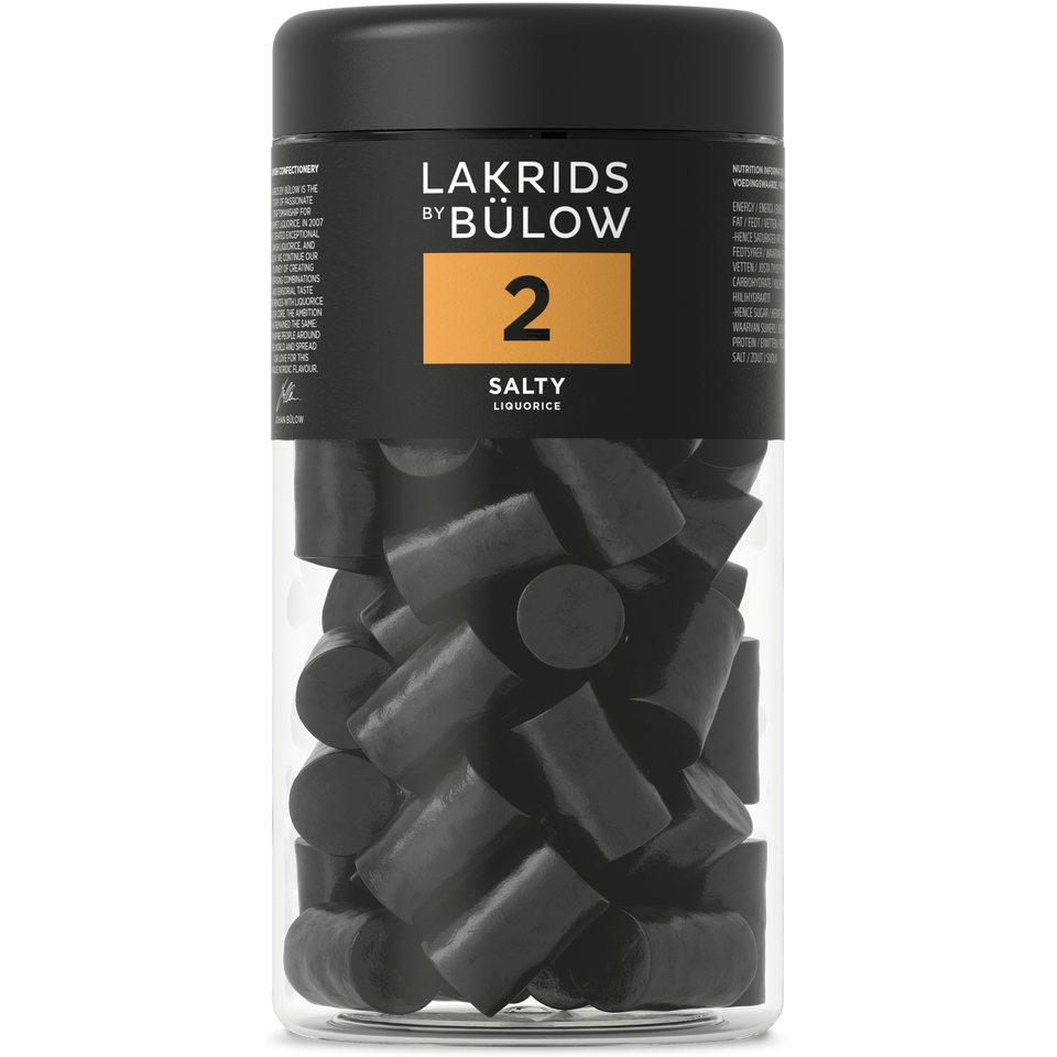 Lakrids by Bülow 2 - SALTY - 360g