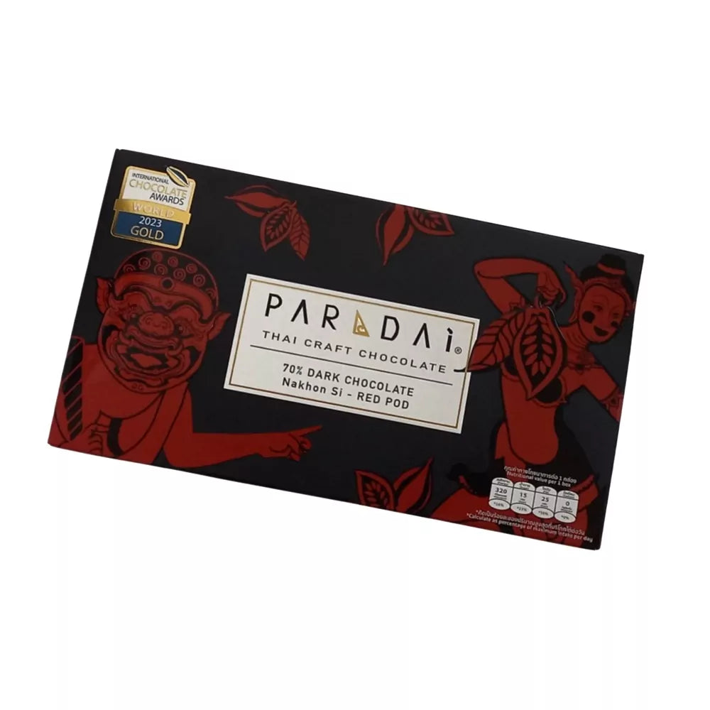 PARADAi Nakhon Si Thammarat Red Pod Cacao 70% 50g