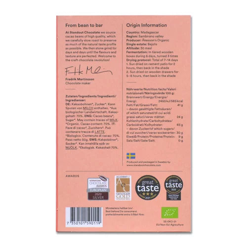 Standout 70% Madagascar Sambirano 50g