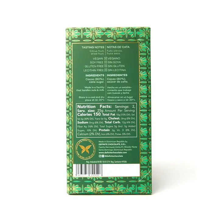 Definite Öko-Caribe 80% 50g