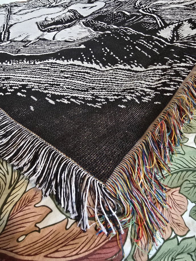 Library Ghost Jaquard Woven Tapestry