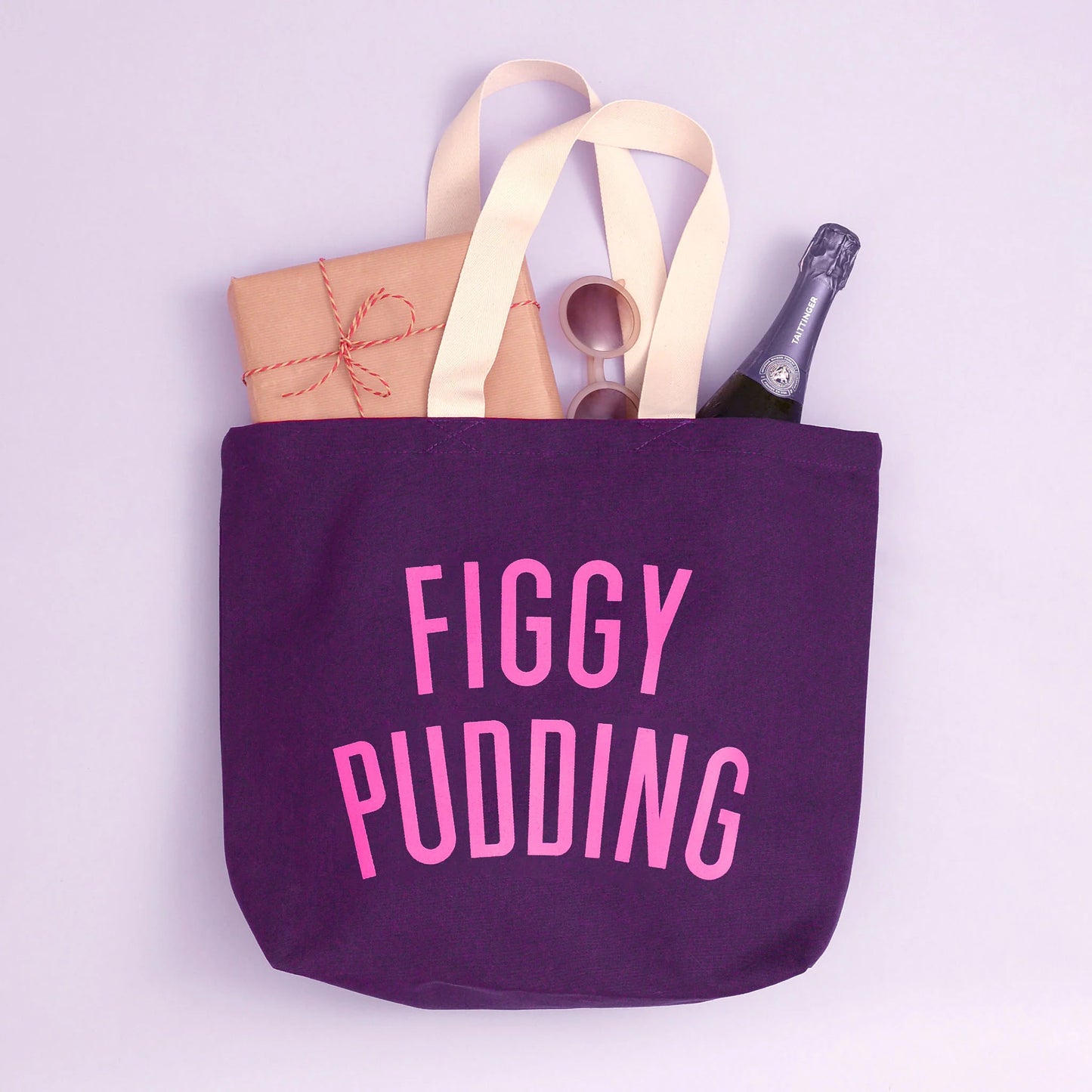 Figgy Pudding - Plum Tote Bag