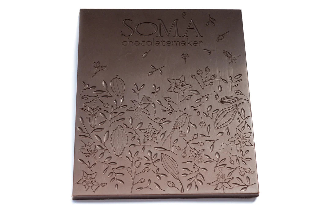 Soma Abstract Chocolate Science with Roasted Cacao Nibs 65g