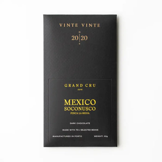 Vinte Vinte Grand Cru Dark Chocolate 70% Mexico Soconusco Finca La Rioja 50g