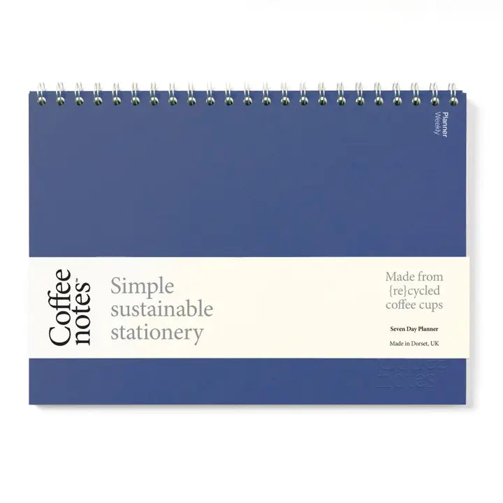 Coffee Notes - Cobalt Blue Weekly Planner
