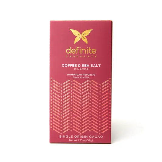 Definite Finca Elvesia 65% Coffee and Sea Salt 50g