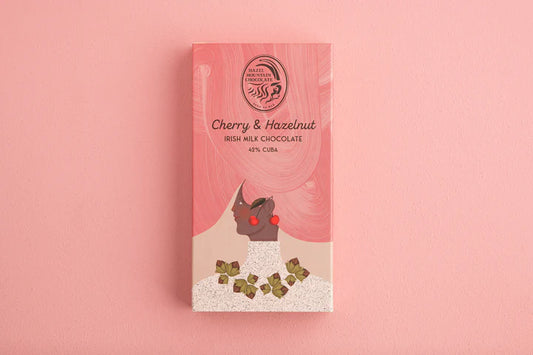 Hazel Mountain 42% Milk Chocolate with Cherry and Hazelnut 70g