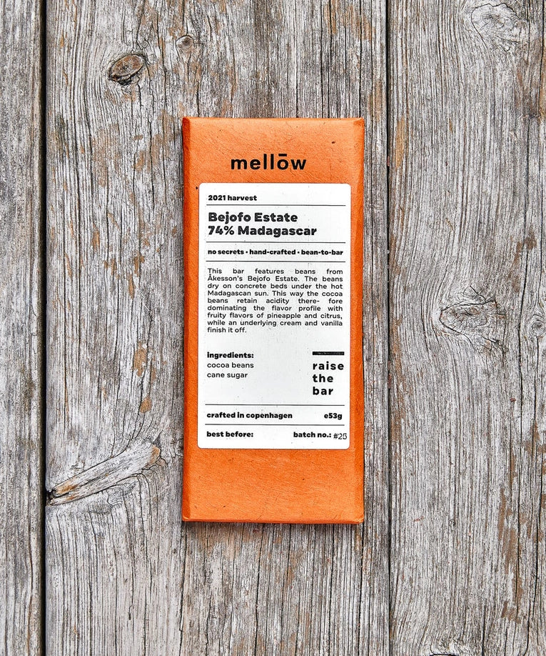 Mellow 70% Dark Chocolate Madagascar Bejofo Estate 53g