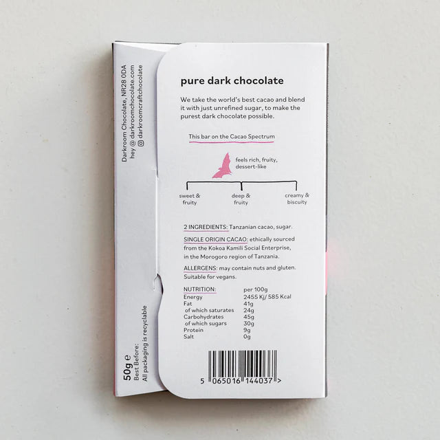 Darkroom 70% Tanzania Kokoa Kamili 50g