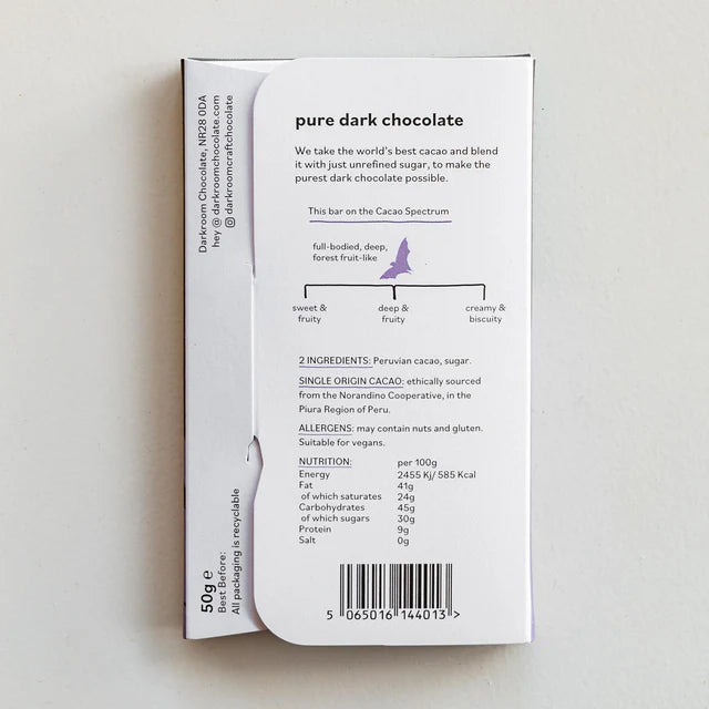 Darkroom 70% Peru Piura Blanco 50g