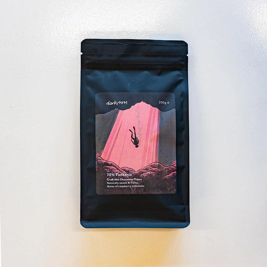 Darkroom 70% Tanzania Hot Chocolate Flakes 200g