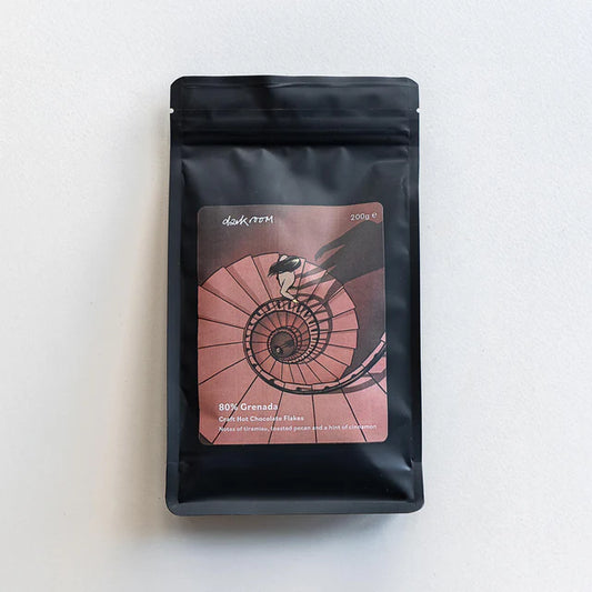 Darkroom 80% Grenada Hot Chocolate Flakes 200g