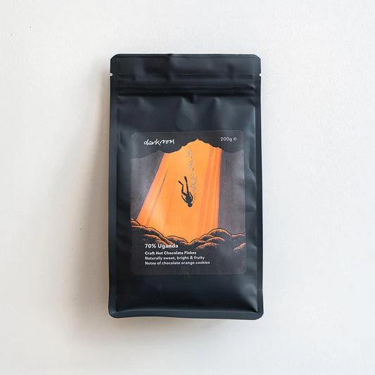 Darkroom 70% Uganda Hot Chocolate Flakes 200g