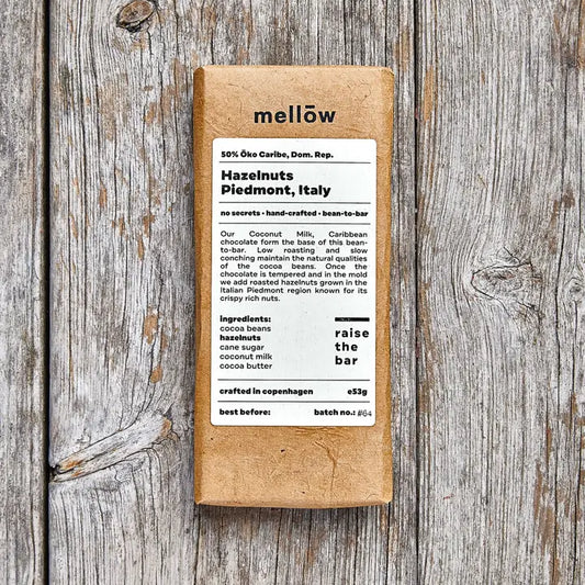 Mellow 50% Piedmont Hazelnuts, Italy 53g