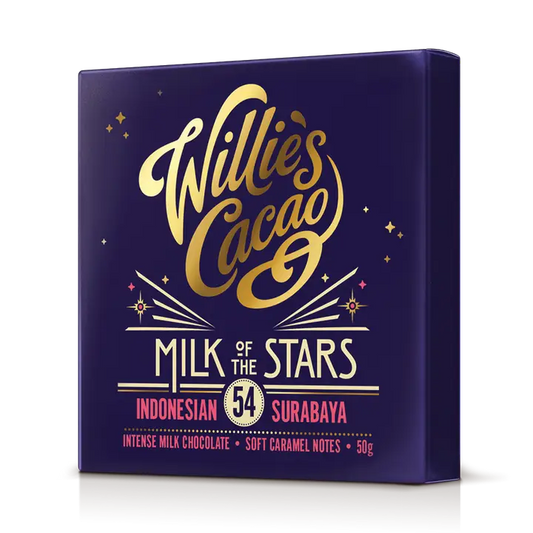 Willie's Cacao Milk of the Stars - Surabaya 54% Milk Chocolate 50g
