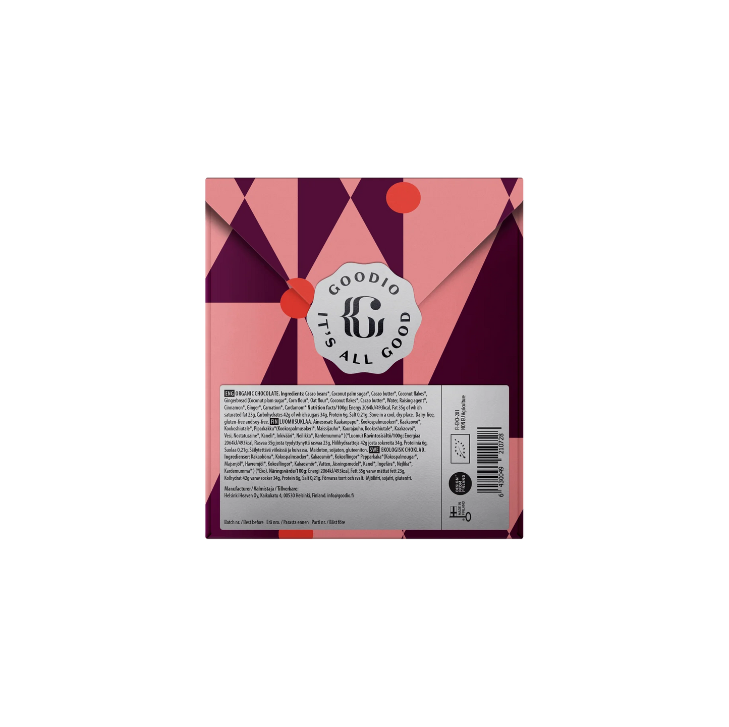 Goodio Gingerbread Chocolate 50% 48g