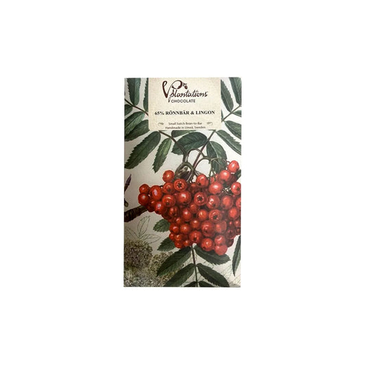 Nordic Chocolate Rowanberries & Lingonberries 65% 90g