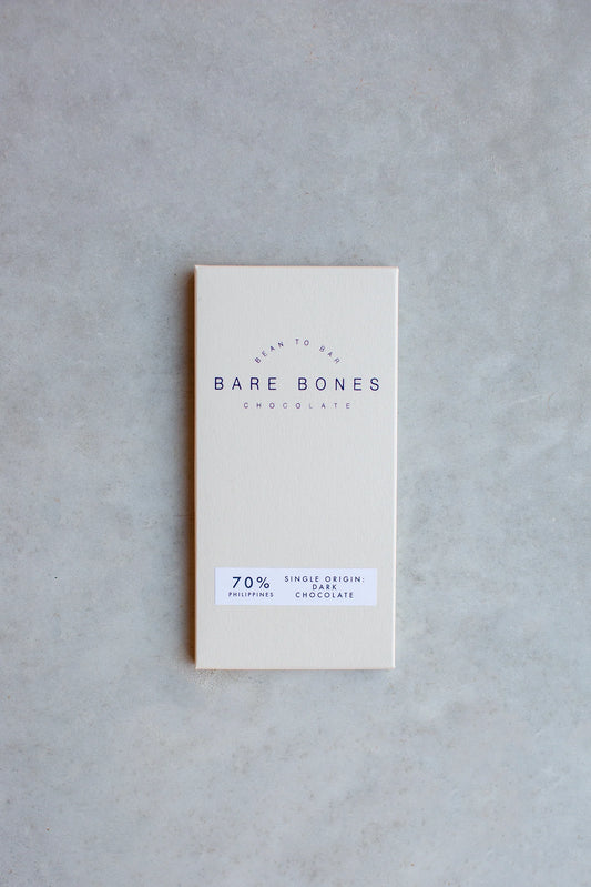 Bare Bones Honduras 70% Philippines Dark Chocolate 70g