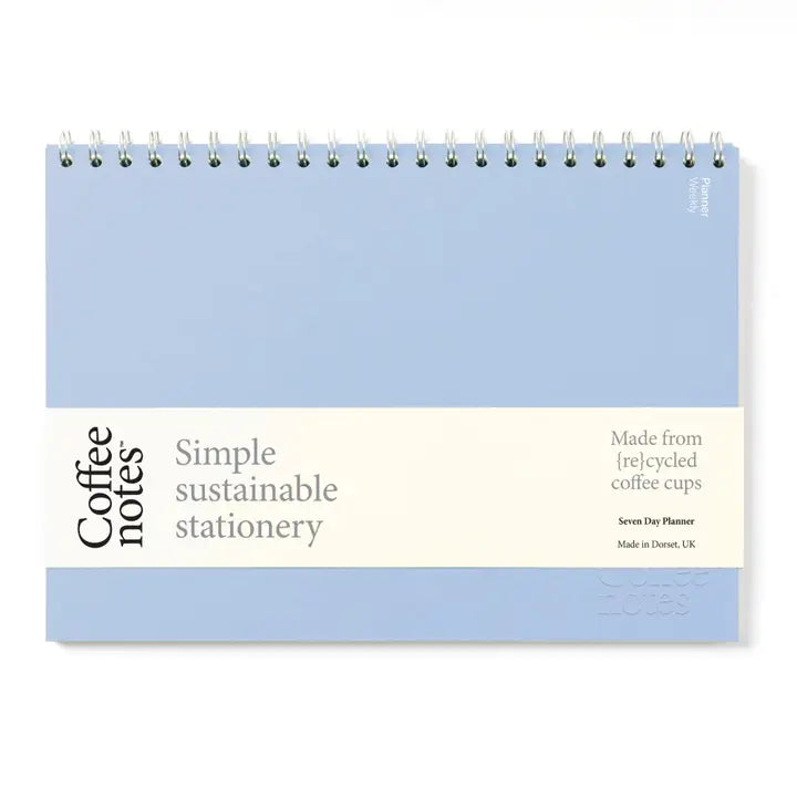 Coffee Notes - Marine Blue Weekly Planner
