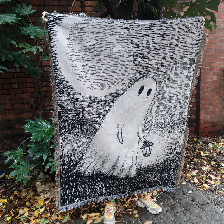 Wandering Ghost Jaquard Woven Tapestry