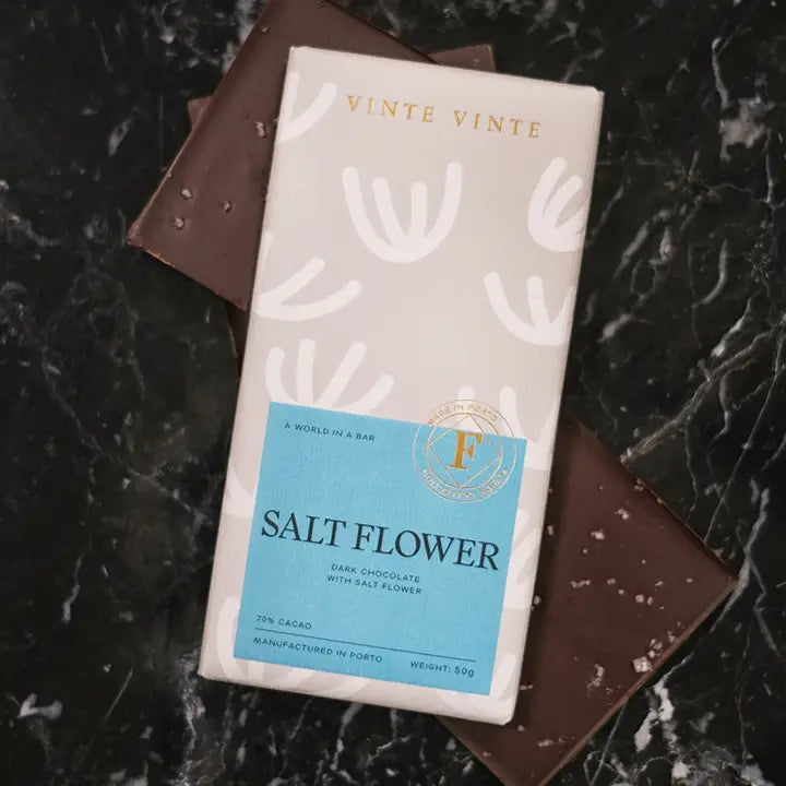 Vinte Vinte Fusion Dark Chocolate 70% Fleur De Sel 50g