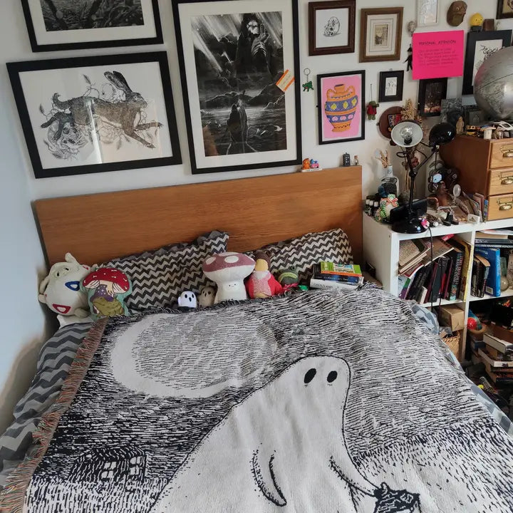 Wandering Ghost Jaquard Woven Tapestry