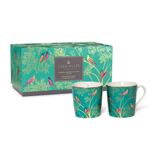 Sara Miller Chelsea Mug and Candle Gift Set