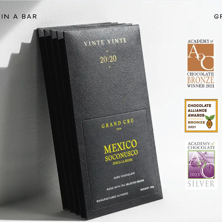 Vinte Vinte Grand Cru Dark Chocolate 70% Mexico Soconusco Finca La Rioja 50g