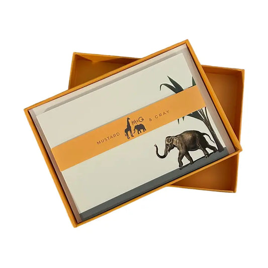 Darwin's Menagerie "Hasty Elephant" Notecard Set